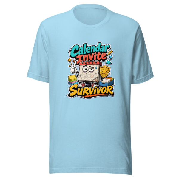 Calendar Invite Survivor Graphic Tee mockup 17