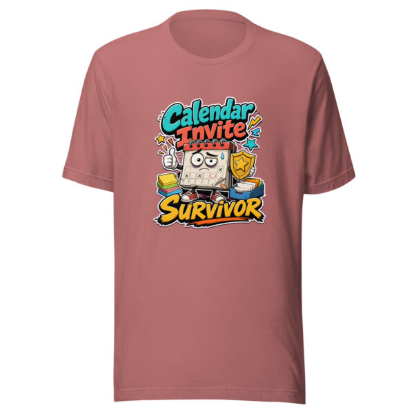 Calendar Invite Survivor Graphic Tee mockup 21