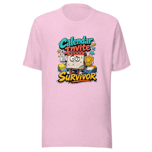 Calendar Invite Survivor Graphic Tee mockup 23