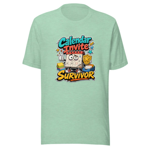 Calendar Invite Survivor Graphic Tee mockup 24