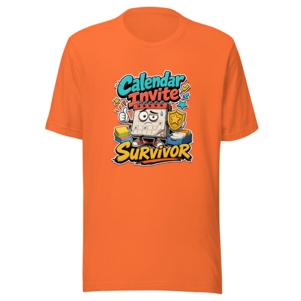 Calendar Invite Survivor Graphic Tee mockup 6