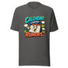 Calendar Started Rumors Graphic Tee mockup 10