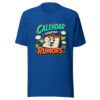 Calendar Started Rumors Graphic Tee mockup 6