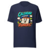 Calendar Started Rumors Graphic Tee mockup 9