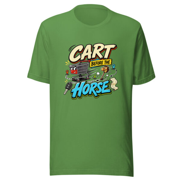 Cart Before The Horse Graphic Tee mockup 16