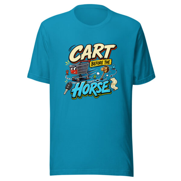 Cart Before The Horse Graphic Tee mockup 2