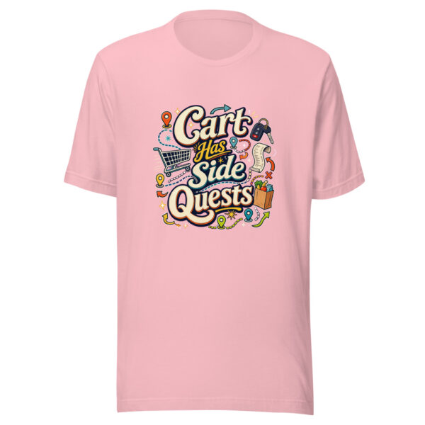 Cart Has Side Quests Graphic Tee mockup 18