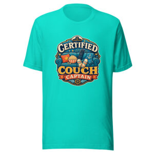 CERTIFIED COUCH CAPTAIN Heartbeat-20260624-codex-fallback Graphic Tee mockup 1 CERTIFIED COUCH CAPTAIN Heartbeat-20260624-codex-fallback Graphic Tee front view