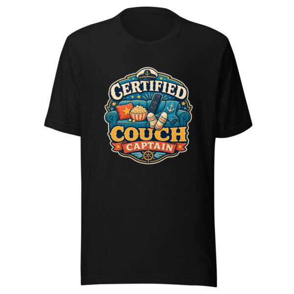 CERTIFIED COUCH CAPTAIN Heartbeat-20260624-codex-fallback Graphic Tee mockup 7