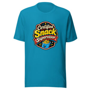 Certified Snack Supervisor Graphic Tee mockup 1 Certified Snack Supervisor Graphic Tee front view