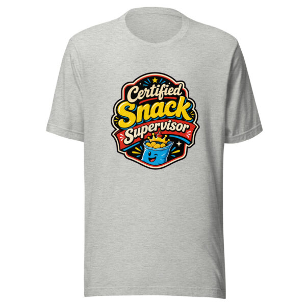 Certified Snack Supervisor Graphic Tee mockup 11
