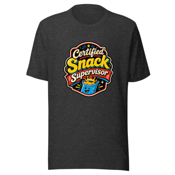Certified Snack Supervisor Graphic Tee mockup 12