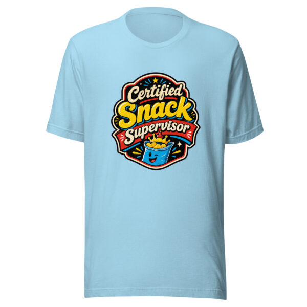 Certified Snack Supervisor Graphic Tee mockup 17