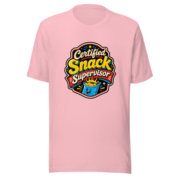 Certified Snack Supervisor Graphic Tee mockup 18