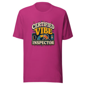 Certified Vibe Inspector Heartbeat-20260629T072649Z Graphic Tee front view