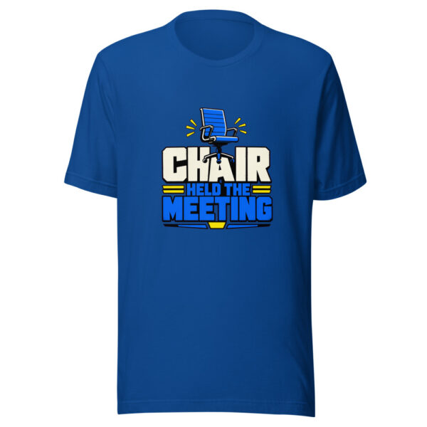 Chair Held The Meeting Heartbeat-20260630T084413Z Graphic Tee mockup 1 Chair Held The Meeting Heartbeat-20260630T084413Z Graphic Tee front view