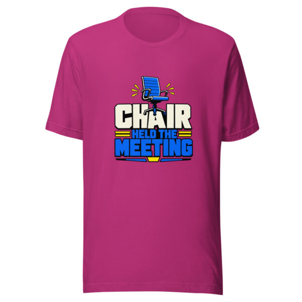 Chair Held The Meeting Heartbeat-20260630T084413Z Graphic Tee mockup 15 Chair Held The Meeting Heartbeat-20260630T084413Z Graphic Tee mockup 15