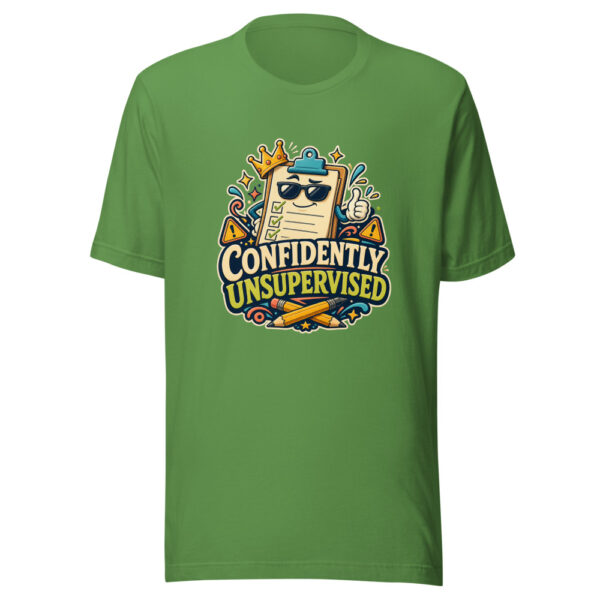 CONFIDENTLY UNSUPERVISED Heartbeat-20260624-codex-fallback Graphic Tee mockup 16