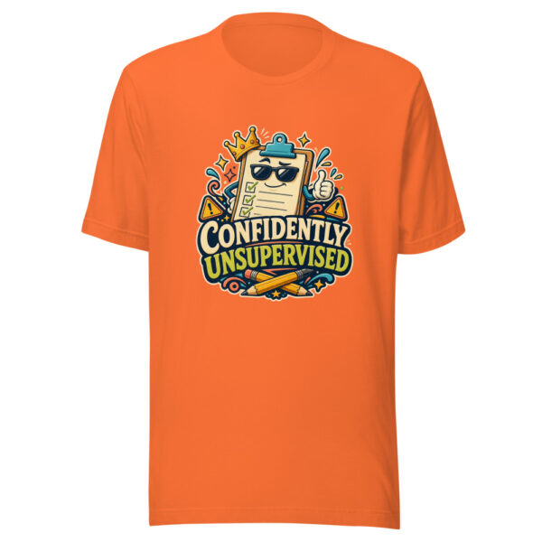CONFIDENTLY UNSUPERVISED Heartbeat-20260624-codex-fallback Graphic Tee mockup 18