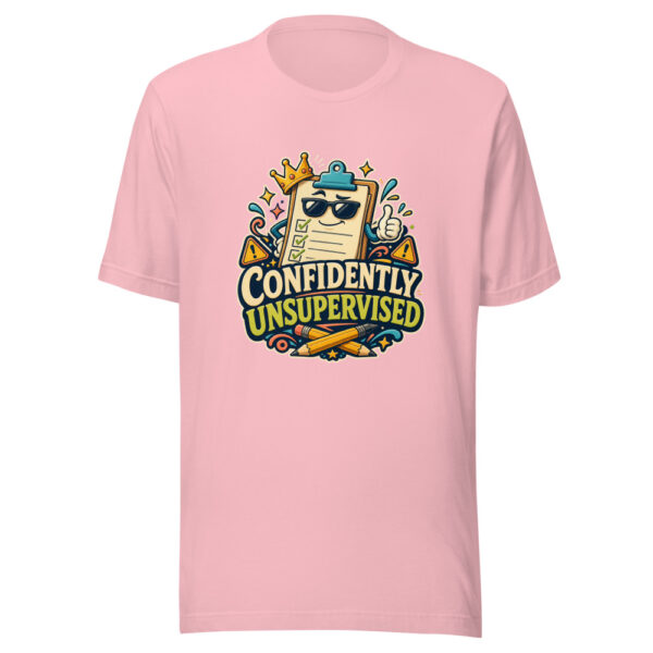 CONFIDENTLY UNSUPERVISED Heartbeat-20260624-codex-fallback Graphic Tee mockup 19