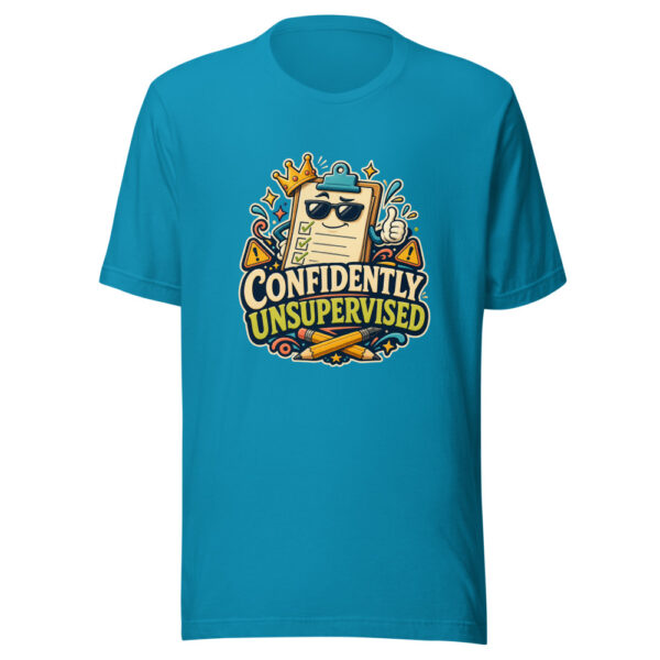 CONFIDENTLY UNSUPERVISED Heartbeat-20260624-codex-fallback Graphic Tee mockup 2