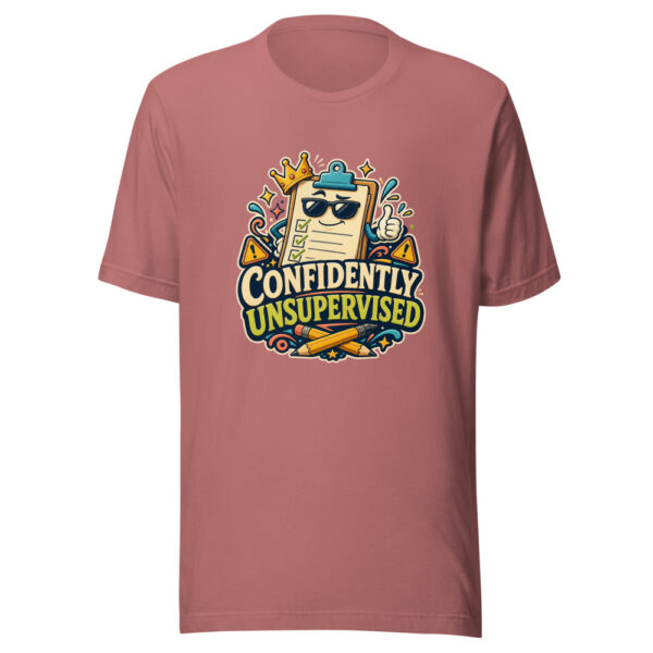 CONFIDENTLY UNSUPERVISED Heartbeat-20260624-codex-fallback Graphic Tee mockup 21