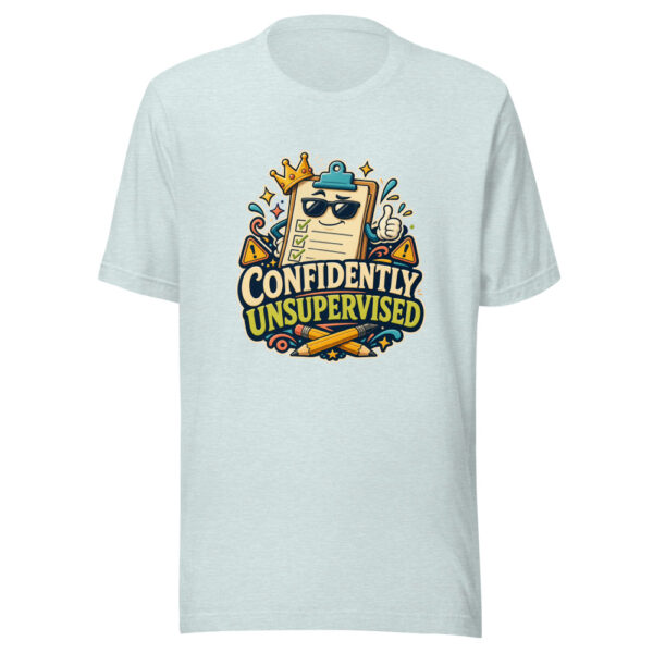 CONFIDENTLY UNSUPERVISED Heartbeat-20260624-codex-fallback Graphic Tee mockup 22
