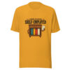Current Occupation: Shelf-Employed Shelf-employed Graphic Tee mockup 3