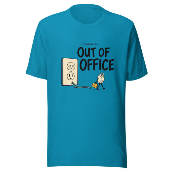 Currently Out Of Office Currently-out-of-office Graphic Tee mockup 2