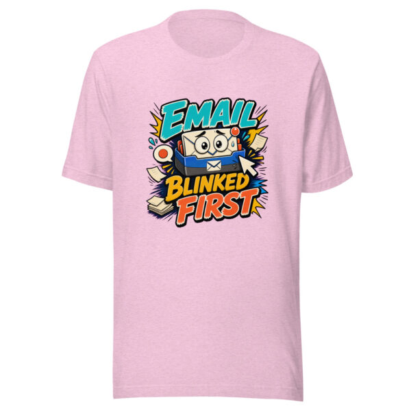 Email Blinked First Graphic Tee mockup 23