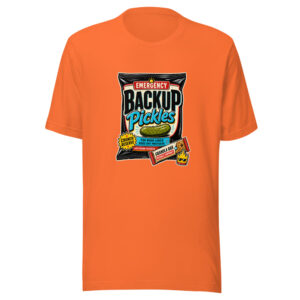 Emergency Backup Pickles Graphic Tee front view