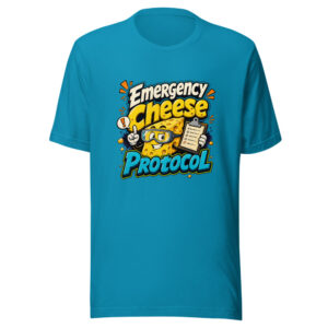 Emergency Cheese Protocol Heartbeat-20260629T132651Z Graphic Tee front view