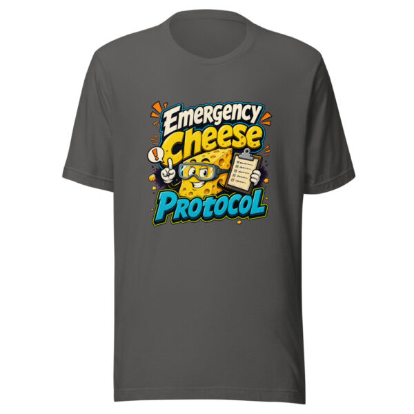 Emergency Cheese Protocol Heartbeat-20260629T132651Z Graphic Tee mockup 10