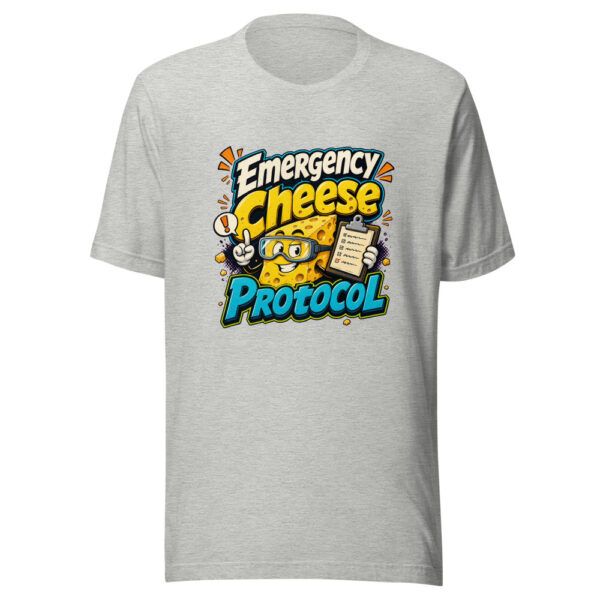 Emergency Cheese Protocol Heartbeat-20260629T132651Z Graphic Tee mockup 11