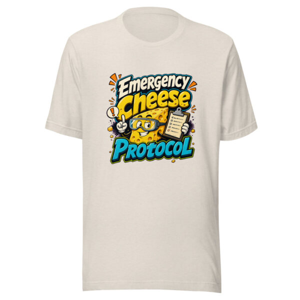 Emergency Cheese Protocol Heartbeat-20260629T132651Z Graphic Tee mockup 14