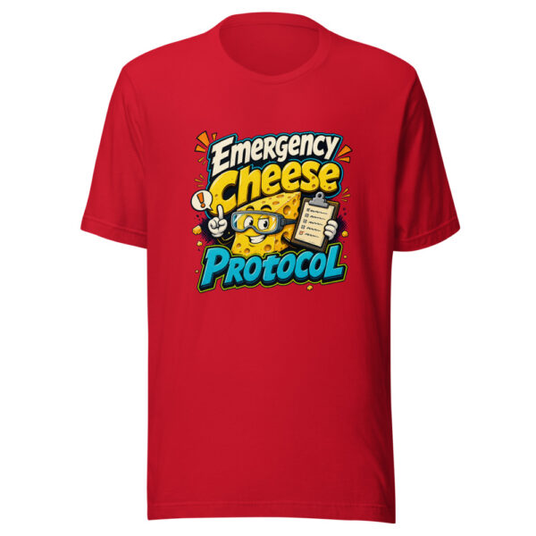 Emergency Cheese Protocol Heartbeat-20260629T132651Z Graphic Tee mockup 19