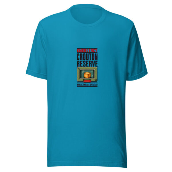 Emergency Crouton Reserve - Break In Case Of Salad Emergency-crouton Graphic Tee mockup 2