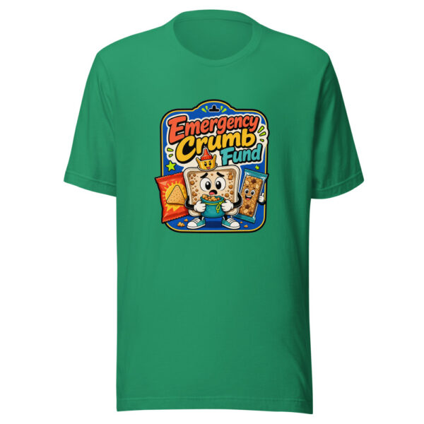Emergency Crumb Fund Graphic Tee mockup 15