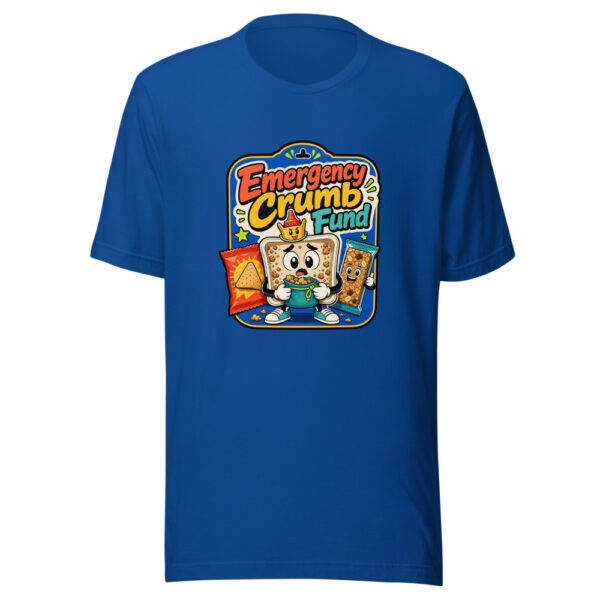 Emergency Crumb Fund Graphic Tee mockup 5