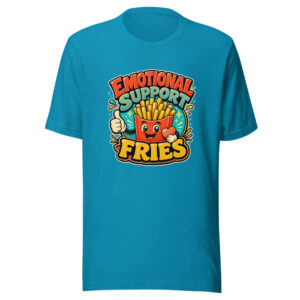 EMOTIONAL SUPPORT FRIES Heartbeat-20260624-codex-fallback Graphic Tee mockup 1 EMOTIONAL SUPPORT FRIES Heartbeat-20260624-codex-fallback Graphic Tee front view