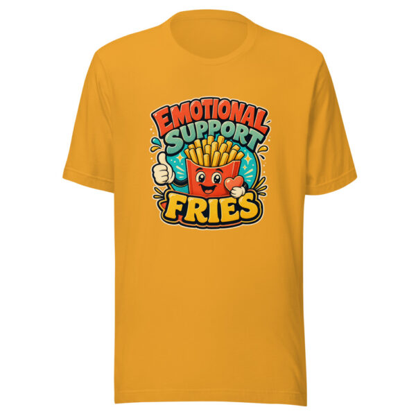 EMOTIONAL SUPPORT FRIES Heartbeat-20260624-codex-fallback Graphic Tee mockup 2