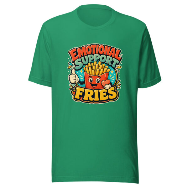 EMOTIONAL SUPPORT FRIES Heartbeat-20260624-codex-fallback Graphic Tee mockup 3