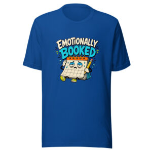Emotionally Booked Graphic Tee front view