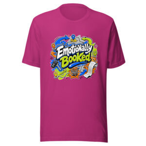 Emotionally Booked Graphic Tee mockup 1 Emotionally Booked Graphic Tee front view