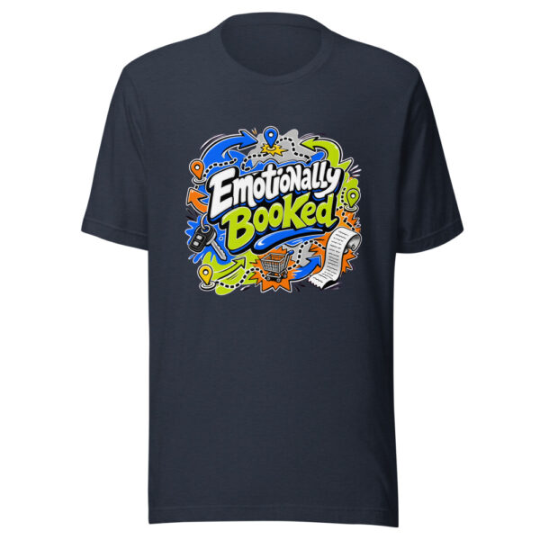 Emotionally Booked Graphic Tee mockup 13