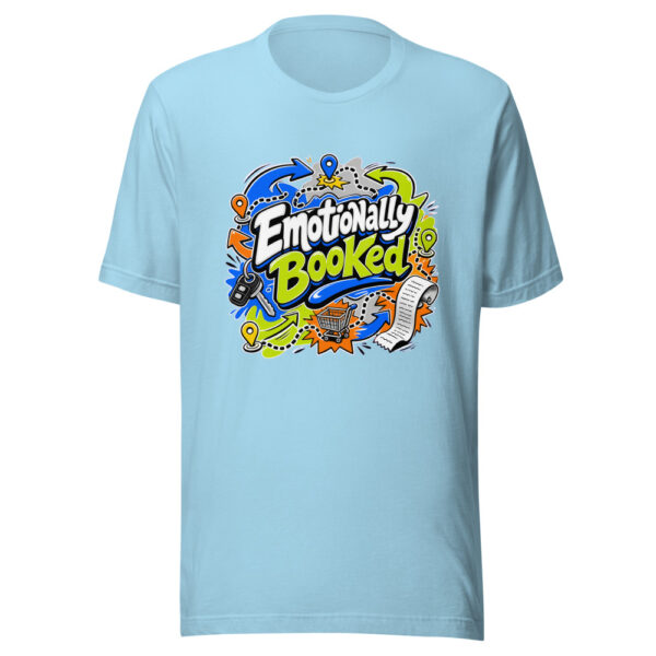 Emotionally Booked Graphic Tee mockup 17