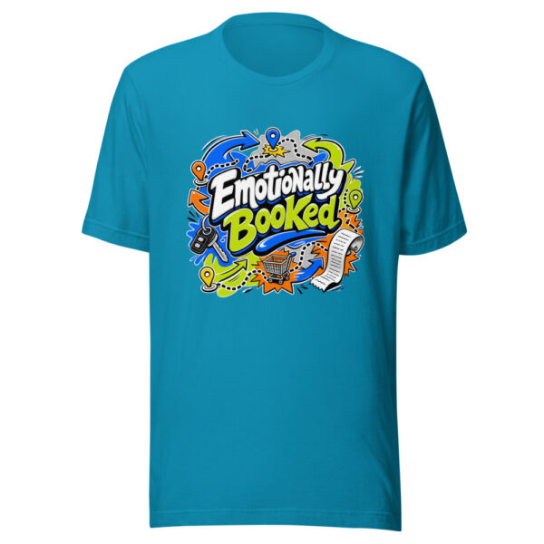 Emotionally Booked Graphic Tee mockup 2