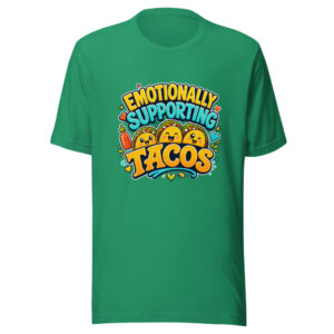 EMOTIONALLY SUPPORTING TACOS Heartbeat-20260622-codex-fallback Graphic Tee front view
