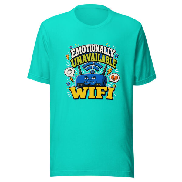 EMOTIONALLY UNAVAILABLE WIFI Heartbeat-20260621-codex-fallback Graphic Tee mockup 1 EMOTIONALLY UNAVAILABLE WIFI Heartbeat-20260621-codex-fallback Graphic Tee front view