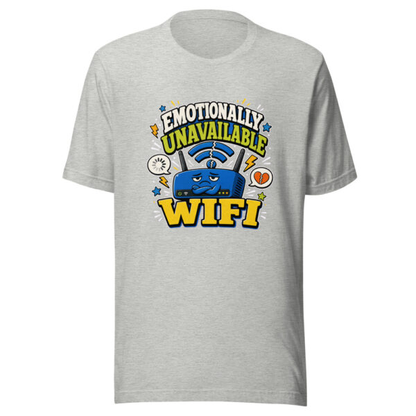 EMOTIONALLY UNAVAILABLE WIFI Heartbeat-20260621-codex-fallback Graphic Tee mockup 11 EMOTIONALLY UNAVAILABLE WIFI Heartbeat-20260621-codex-fallback Graphic Tee mockup 11